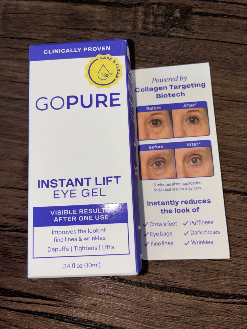 Instant Lift Eye Gel - White & Purple